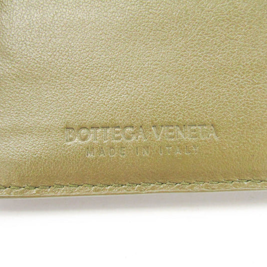 Bottega Veneta Intrecciato, Khaki, Leather, wallet