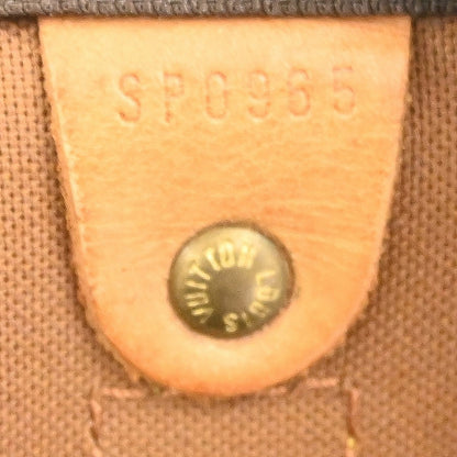 Louis Vuitton Keepall Monogram, Brown, Canvas, Travel Bag