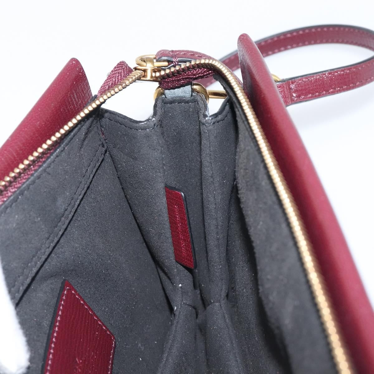 Givenchy Cross 3 Leather, Burgundy, Leather, Crossbody Bag