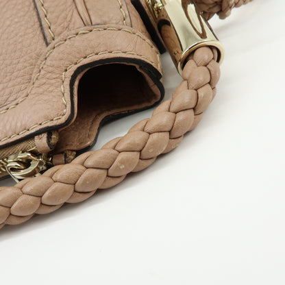 Gucci Bella Zip Leather, Beige, Leather, Tote Bag