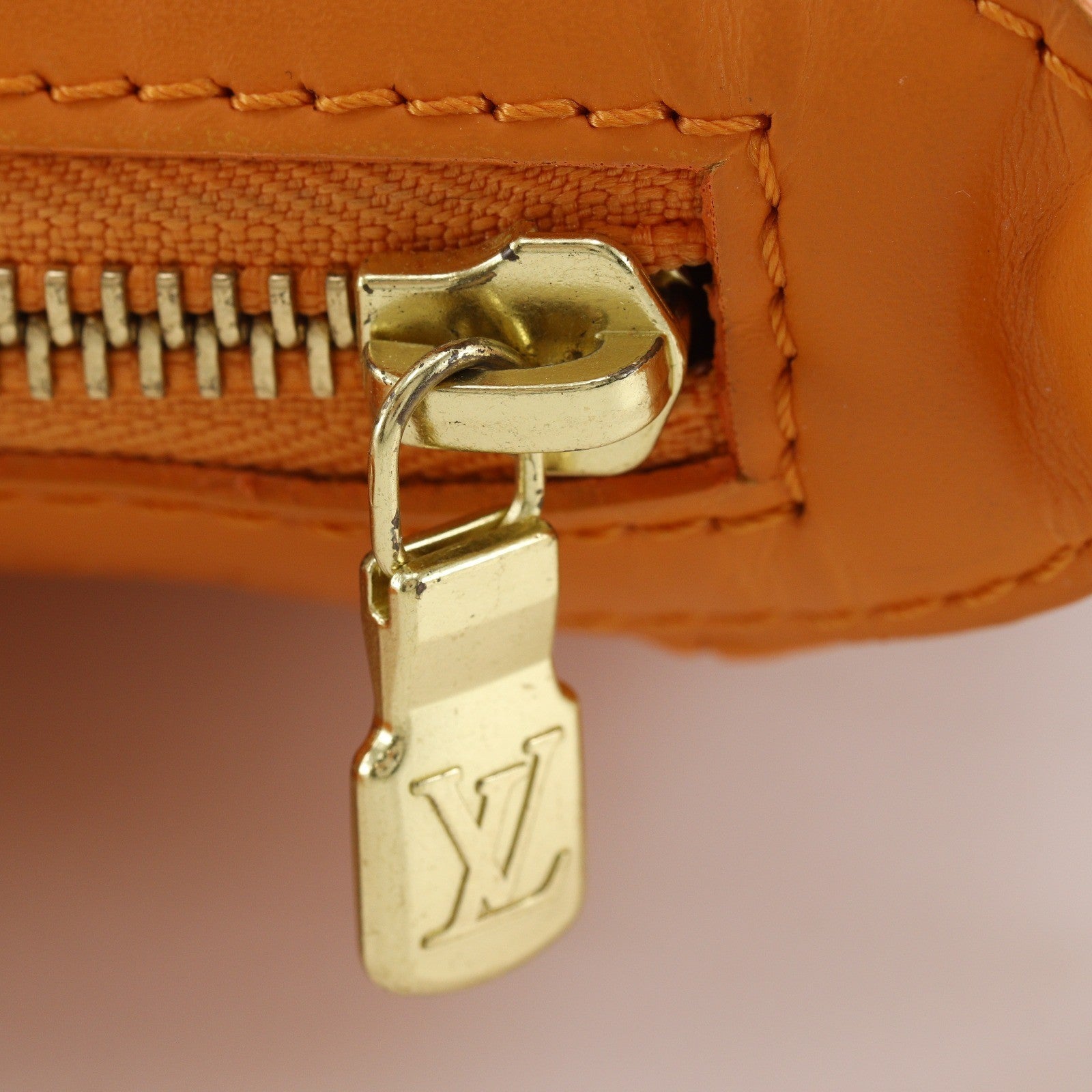 Louis Vuitton Dhanura Epi Leather, Orange, Leather, Handbag