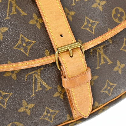 Louis Vuitton Saumur Monogram Canvas, Brown, Canvas, Shoulder Bag