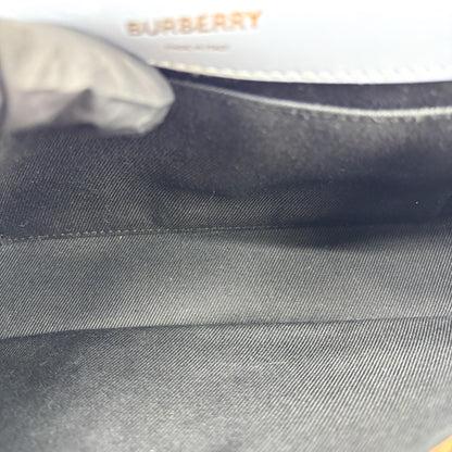 Burberry Lola Camera Quilted Leather, Blue, Leather, Handbag