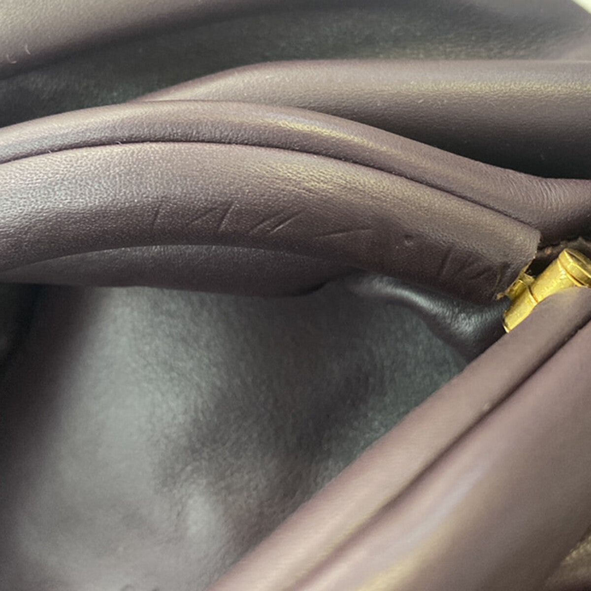 Bottega Veneta The Chain Leather, Burgundy, Leather, Bag