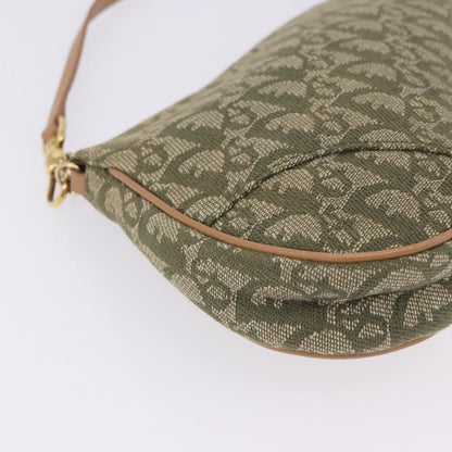 Christian Dior Saddle Canvas, Khaki, Canvas, Handbag