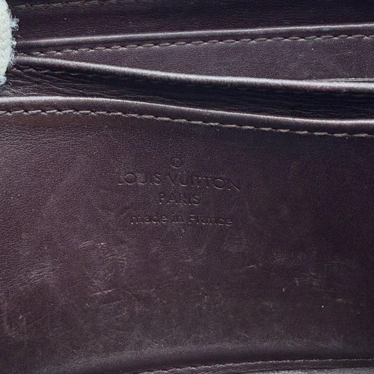 Louis Vuitton Zippy Coin Purse Vernis, Burgundy, Patent Leather, Wallet