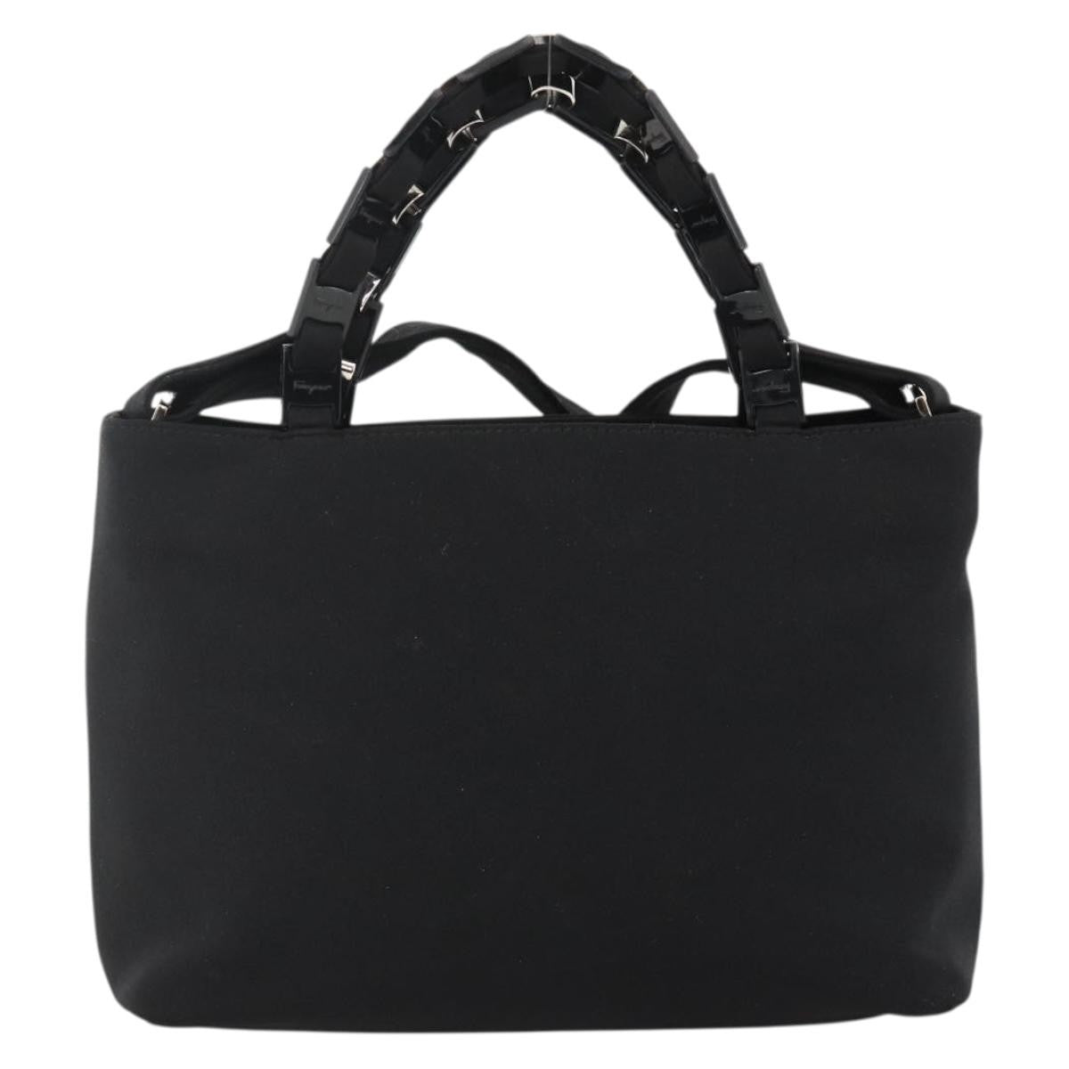 Salvatore Ferragamo Vintage Nylon, Black, Nylon, Shoulder Bag