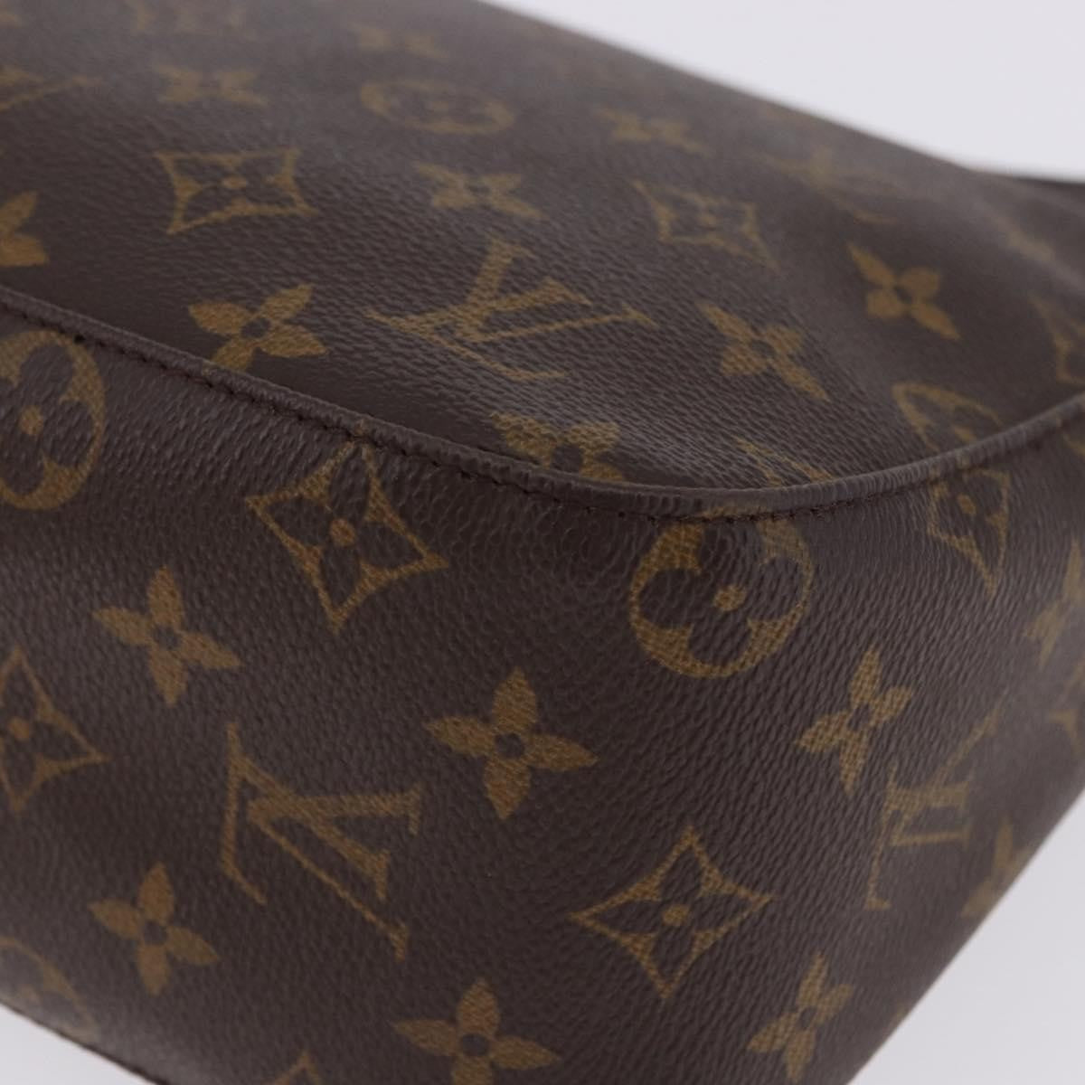 Louis Vuitton Looping Monogram Canvas, Brown, Canvas, Handbag