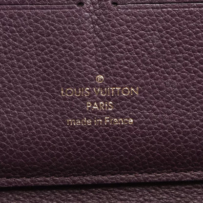 Louis Vuitton Zippy wallet Leather, PURPLE, LEATHER, Wallets
