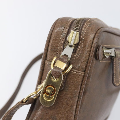 Gucci Shoulder Leather, Brown, Leather, Shoulder Bag