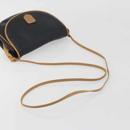 Celine Vintage Leather, Black, Leather, Shoulder Bag