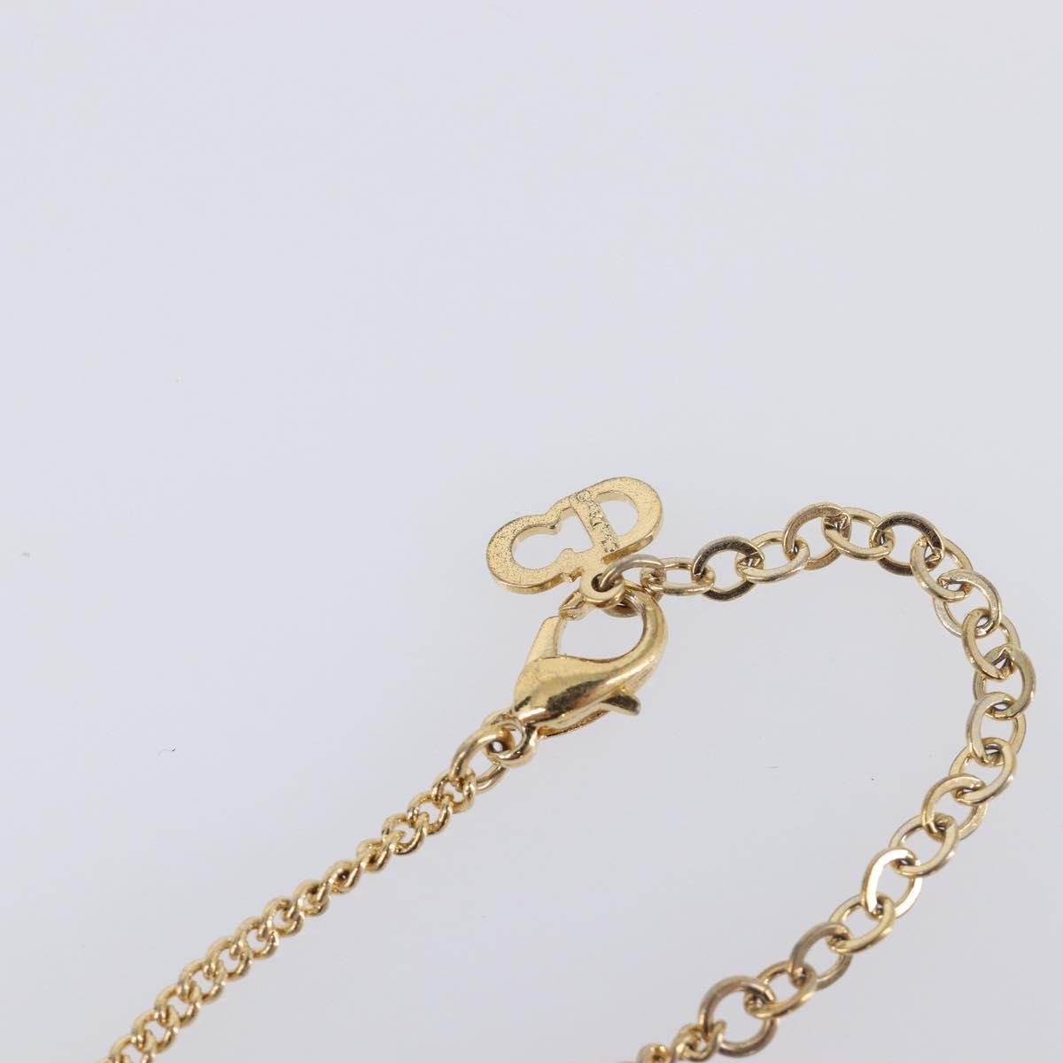 Christian Dior Clair D Lune Pendant Metal with Crystals, Gold, Metal, Necklace