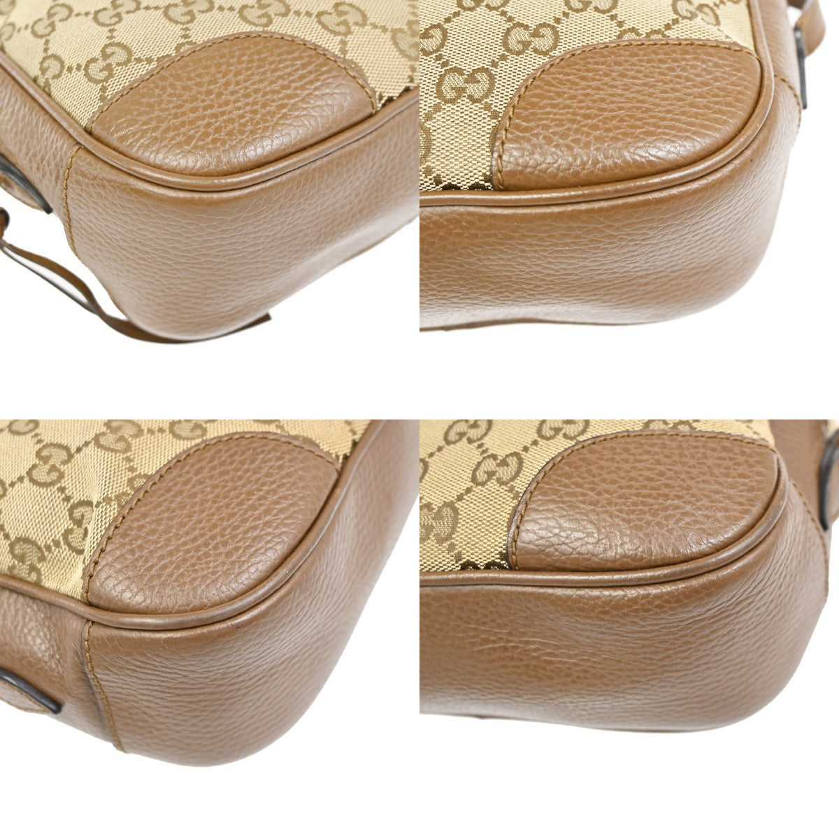 Gucci Bree Disco GG Canvas with Leather, Brown, Canvas, Crossbody Bag