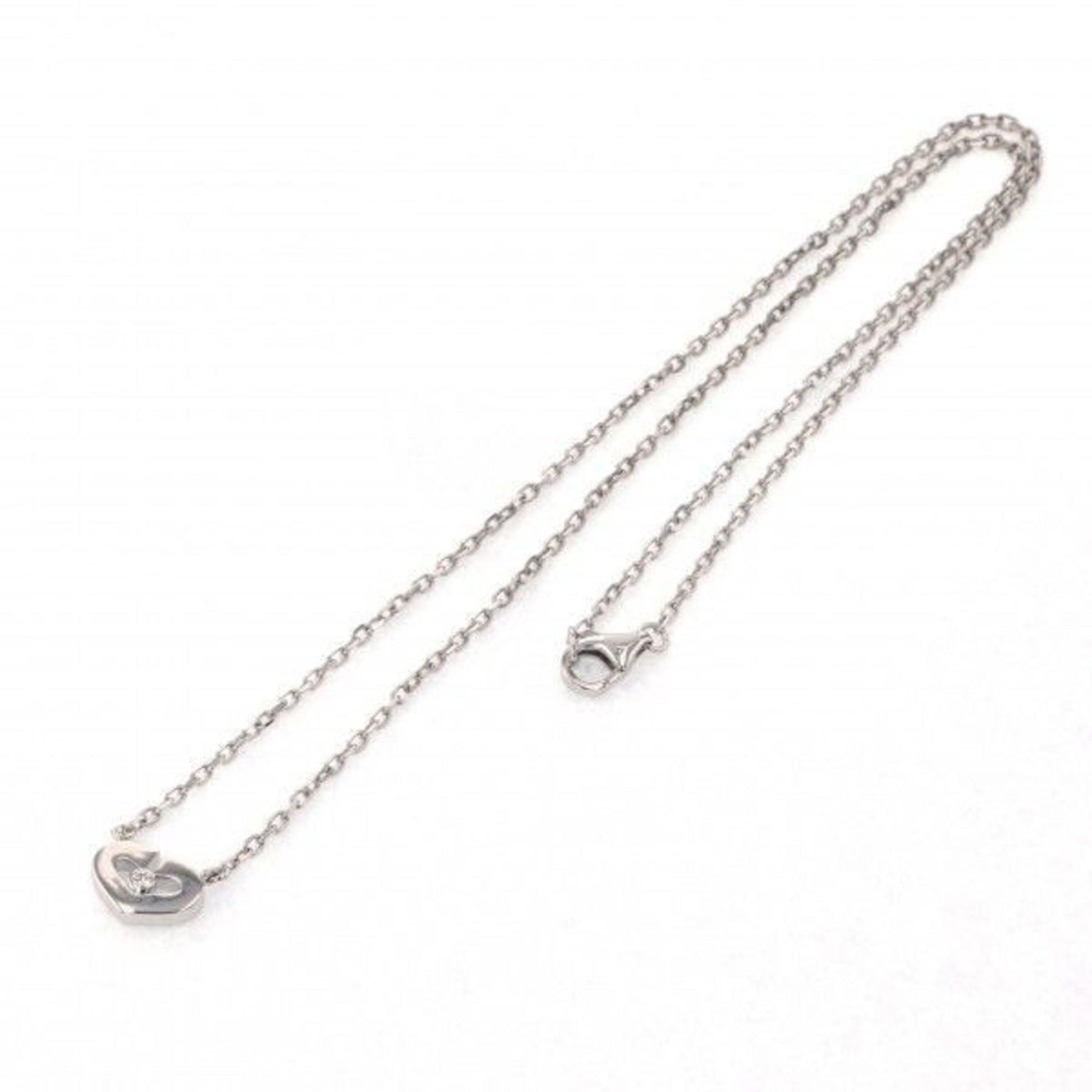 Cartier --, White, White Gold, necklace