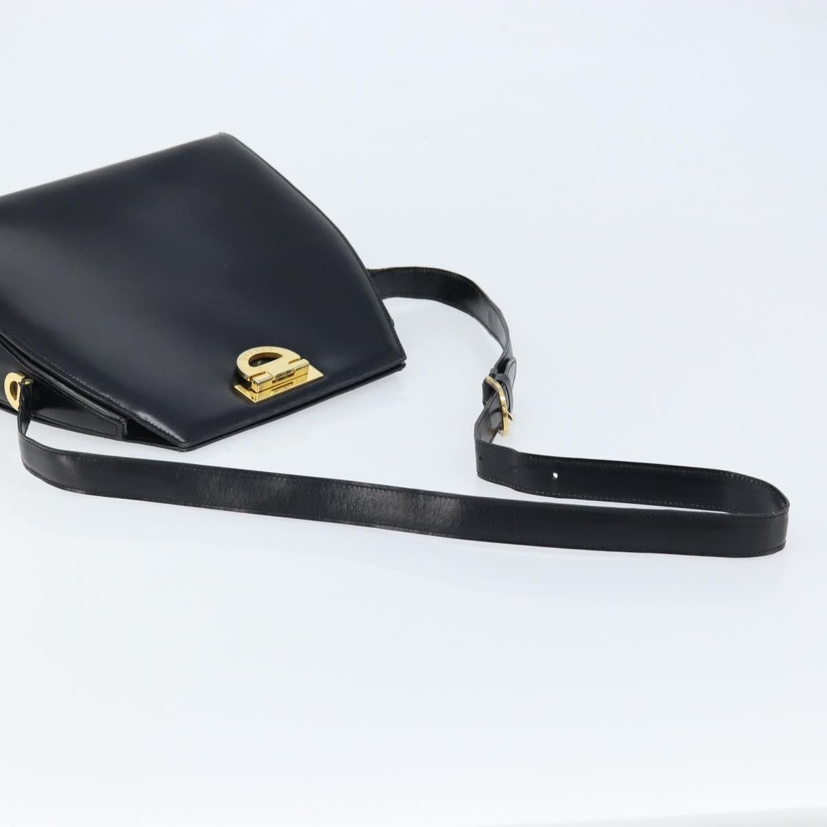 Celine Vintage Leather, Black, Leather, Shoulder Bag