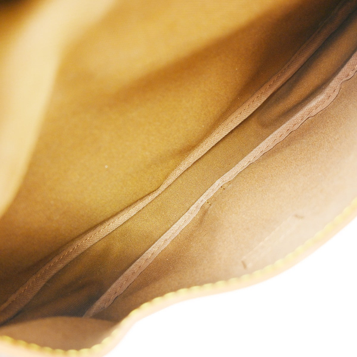 Louis Vuitton Saumur Canvas, Brown, Canvas, Shoulder Bag
