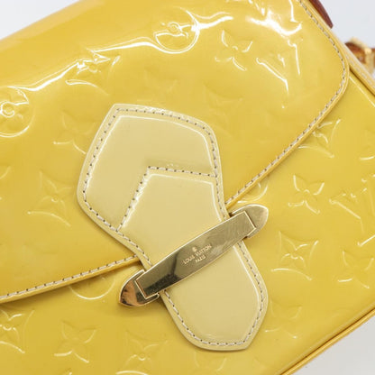 Louis Vuitton Bellflower Monogram Vernis, Brown, Patent Leather, Handbag