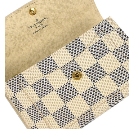 Louis Vuitton Solo Belt Damier Ebene, White, Canvas, Shoulder Bag