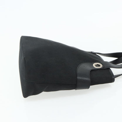 Bvlgari Logomania Canvas, Black, Canvas, Shoulder Bag