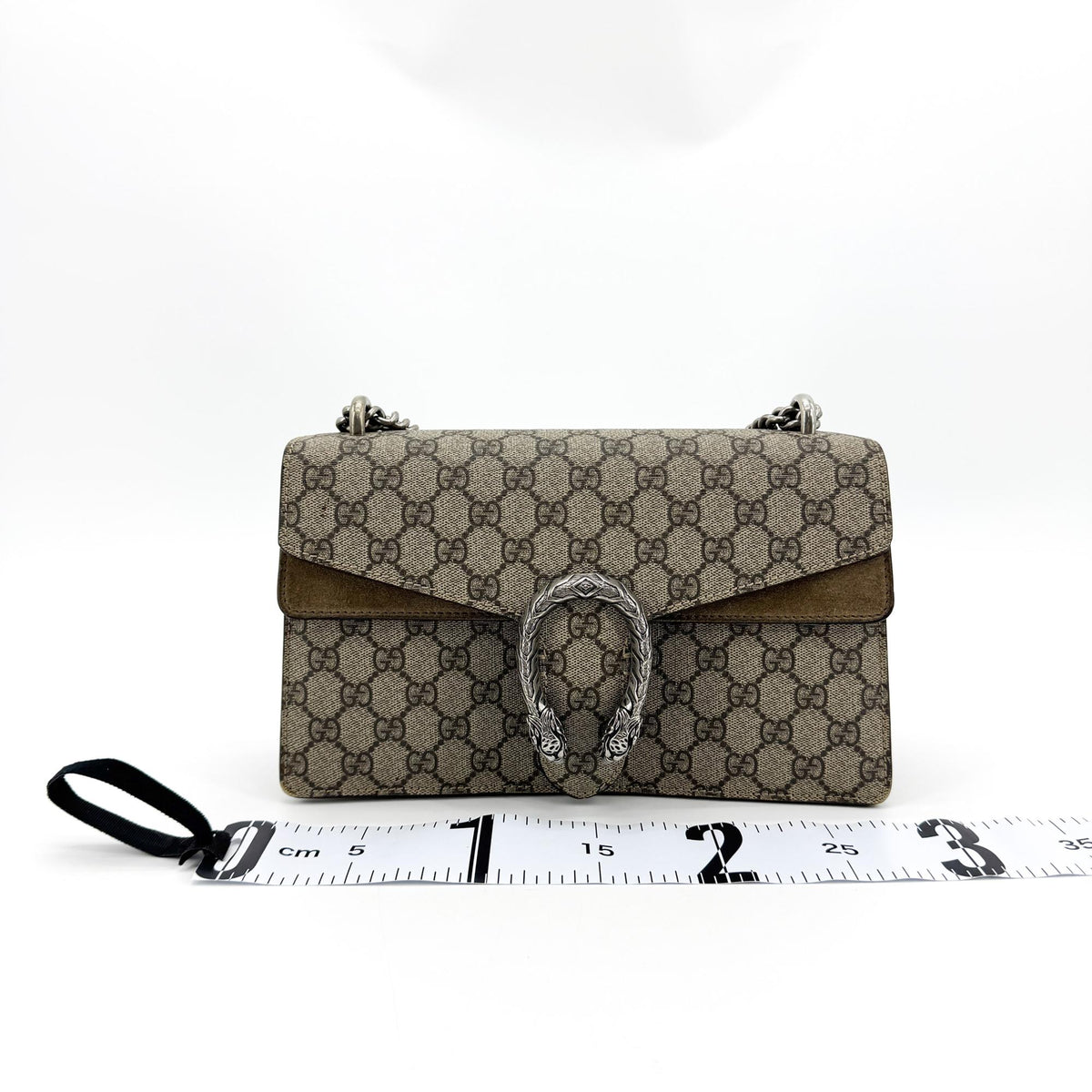 Gucci Dionysus GG Coated Canvas, Brown, Canvas, Handbag