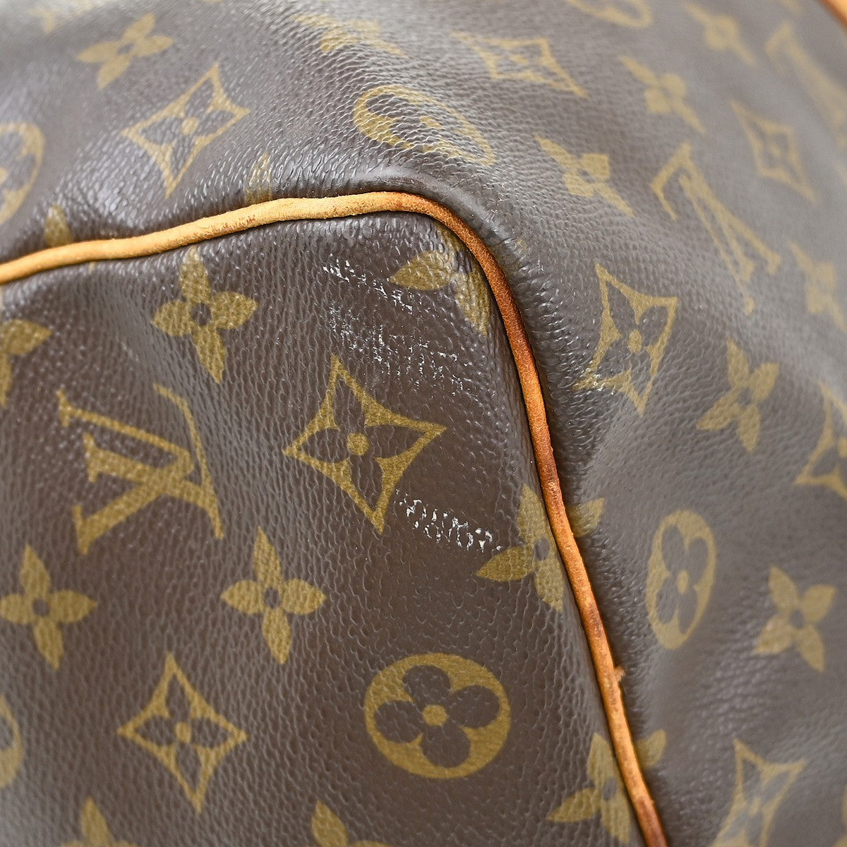 Louis Vuitton Keepall Monogram Canvas, Brown, Canvas, Travel Bag