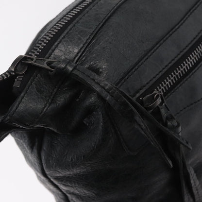 Balenciaga Arena Day Messenger Classic Studs Leather, Black, Leather, Handbag