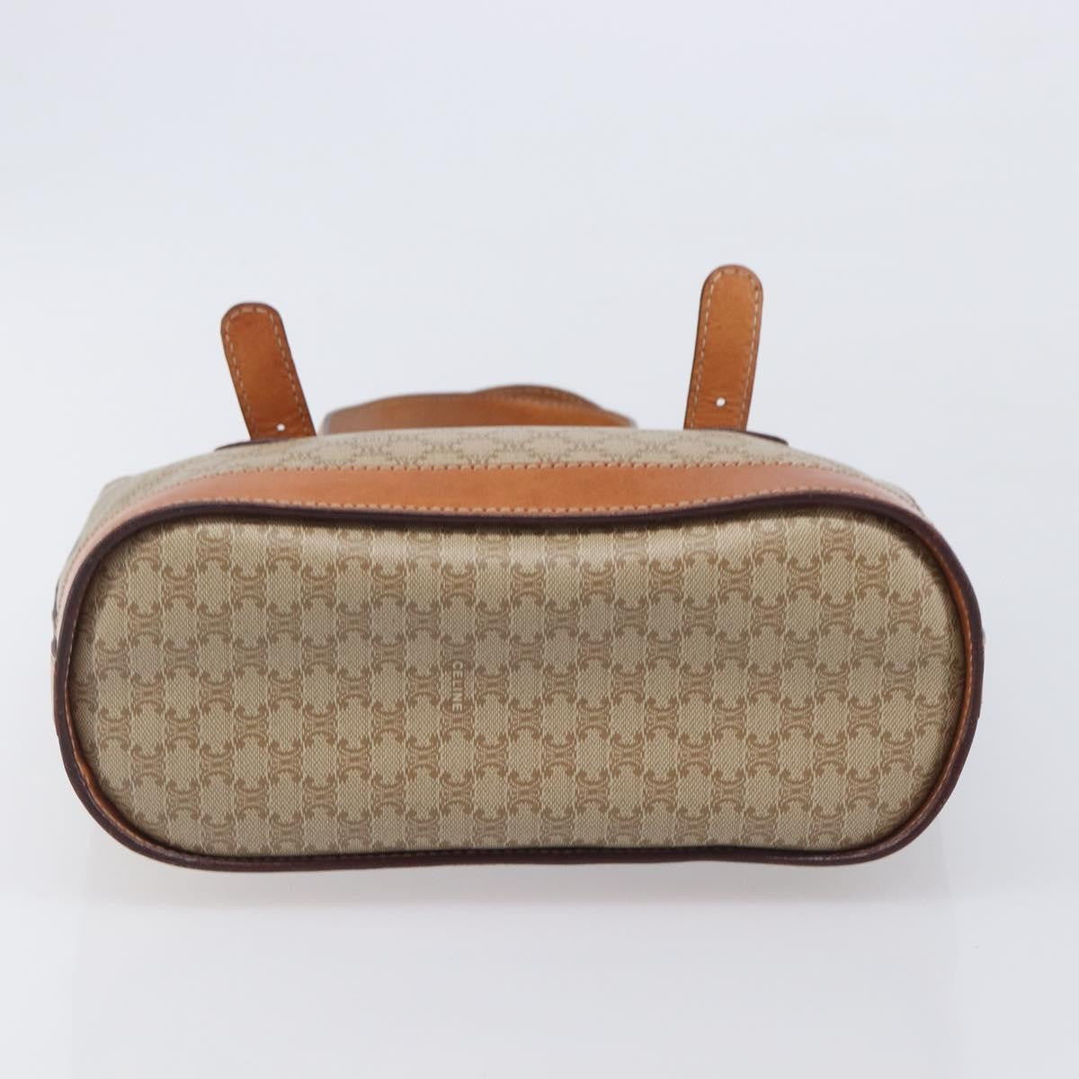 Celine Macadam Canvas and Leather, Beige, Canvas, Tote Bag