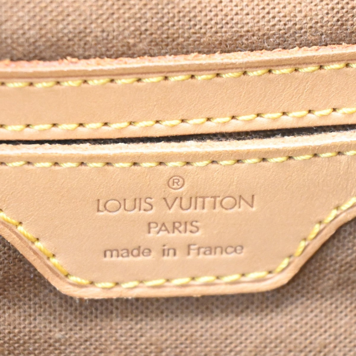 Louis Vuitton Montsouris Monogram, Brown, Canvas, Backpack