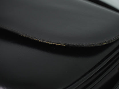 Celine Shoulder Leather, Black, Leather, Shoulder Bag