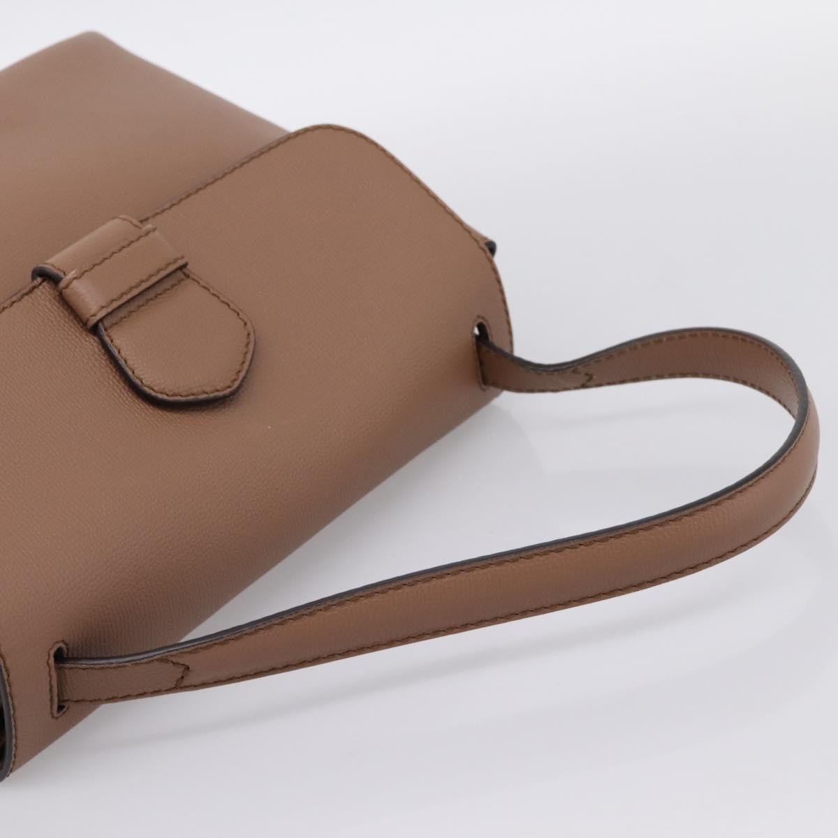 Burberry Camberley Top Handle Leather, Brown, Leather, Shoulder Bag