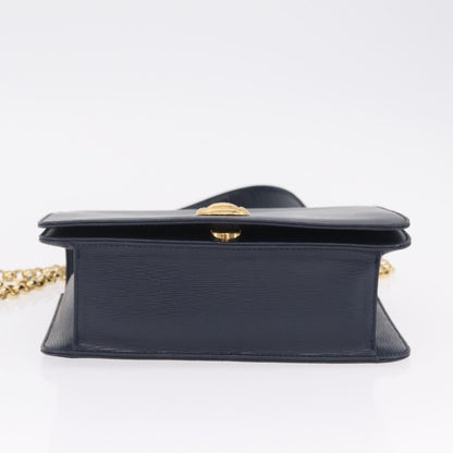 Chloe shoulder bag Leather, Navy, Leather, Shoulder Bag
