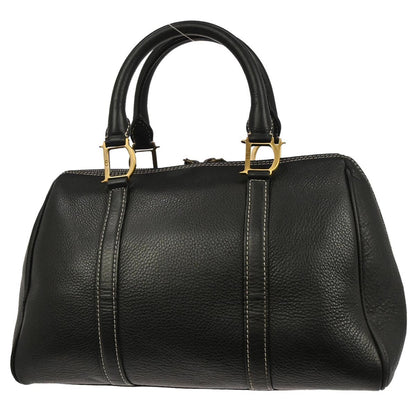 Christian Dior Vintage Leather, Black, Leather, Handbag