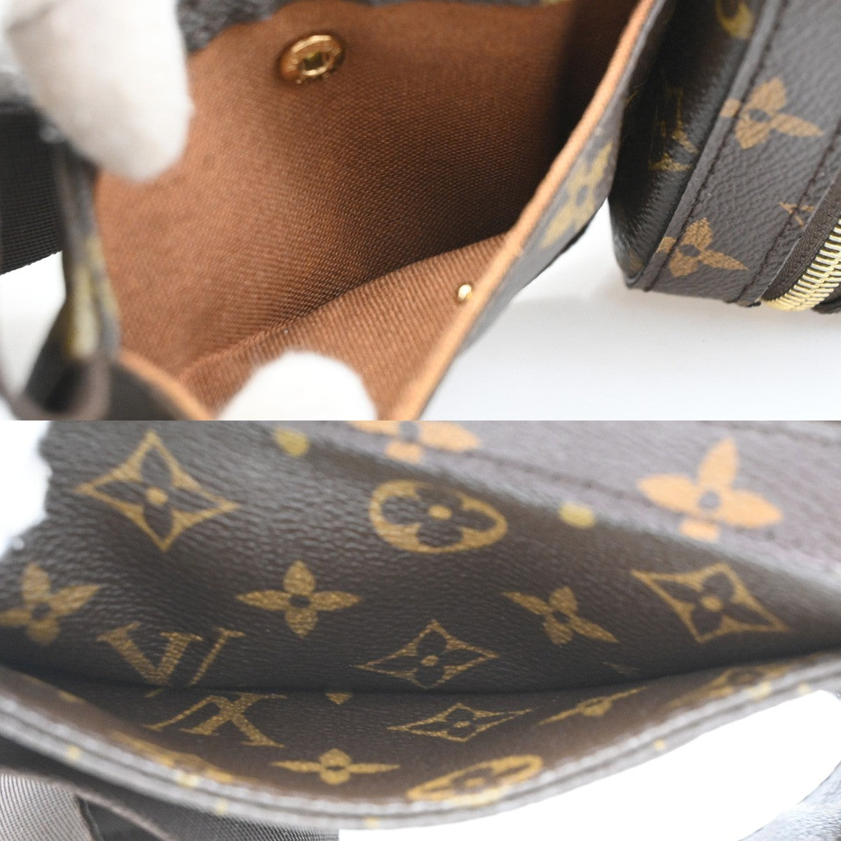 Louis Vuitton Geronimos Monogram, Brown, Canvas, Clutch