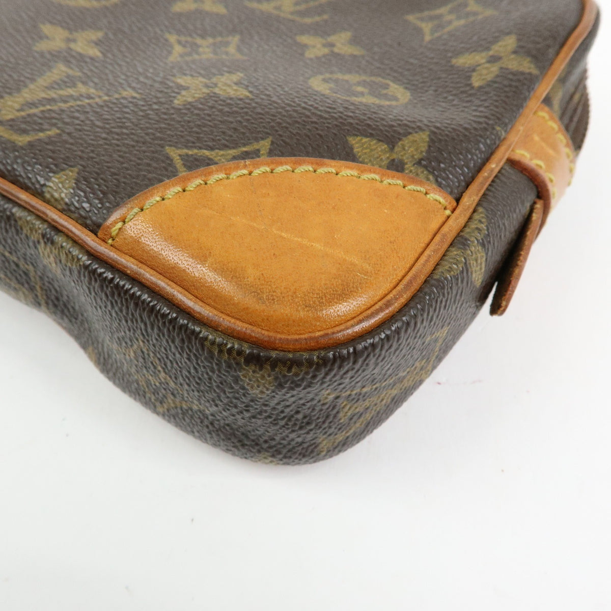 Louis Vuitton Marly Dragonne Clutch Monogram Canvas, Brown, Canvas, Clutch