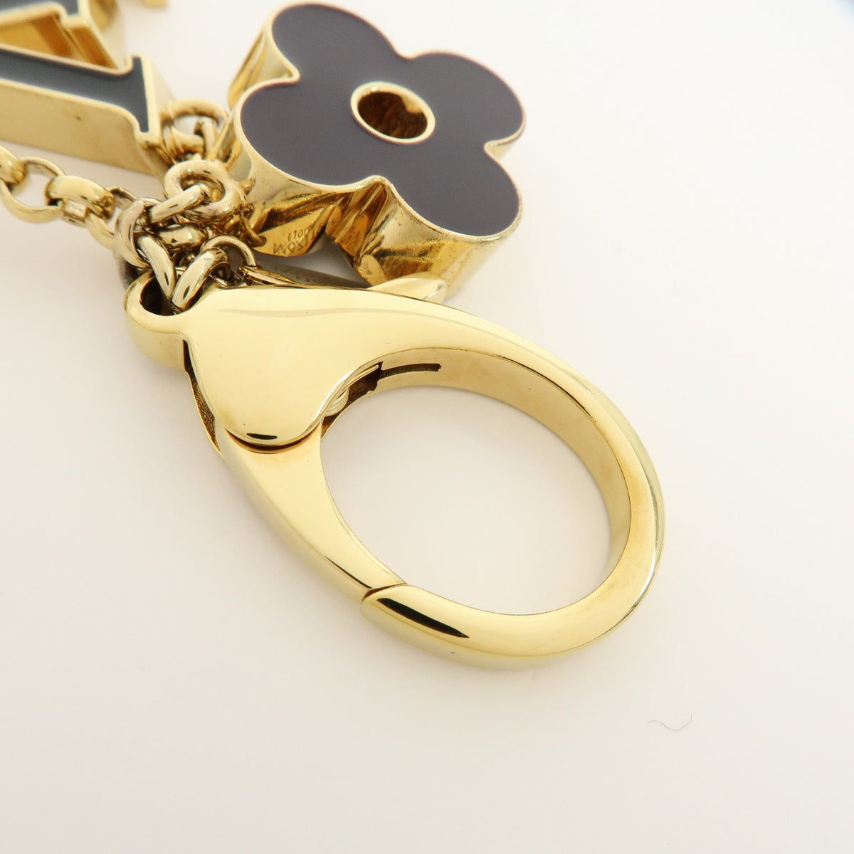Louis Vuitton Fleur de Monogram Bag Charm Metal, Gold, Metal, Charm