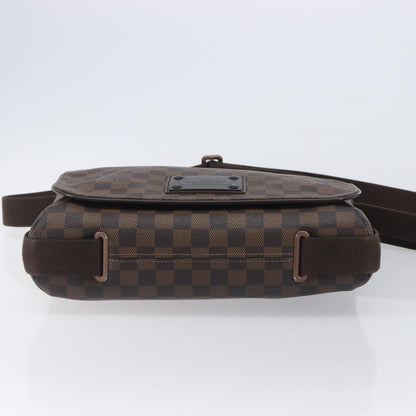 Louis Vuitton Brooklyn Damier, Brown, Canvas, Shoulder Bag