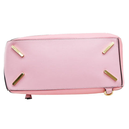 Loewe Puzzle Leather, Pink, Leather, Handbag