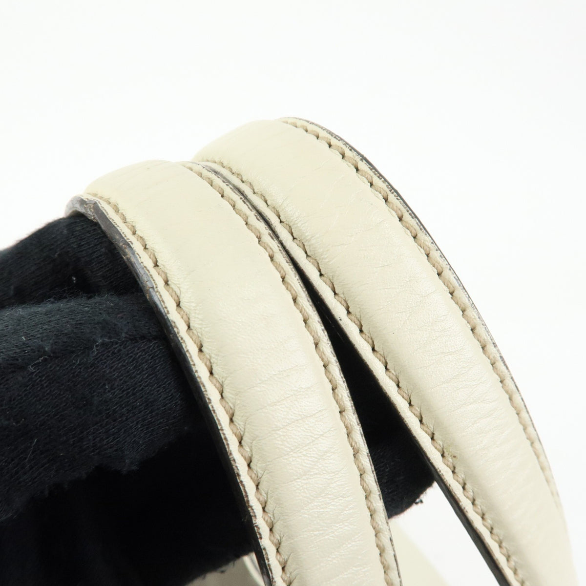 Gucci Soho Leather, Beige, Leather, Shoulder Bag