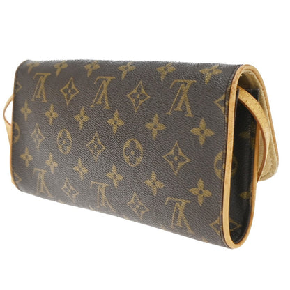 Louis Vuitton Twin Monogram Canvas, Brown, Canvas, Clutch