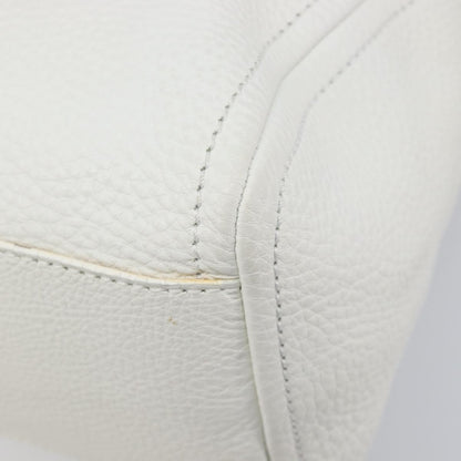 Celine Handbag Leather, White, Leather, Handbag