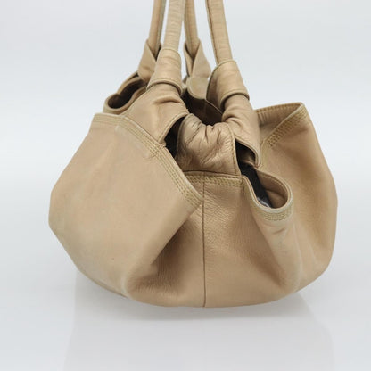 Loewe Anagram Logo Nappa Aire Hand Leather, Beige, Leather, Handbag