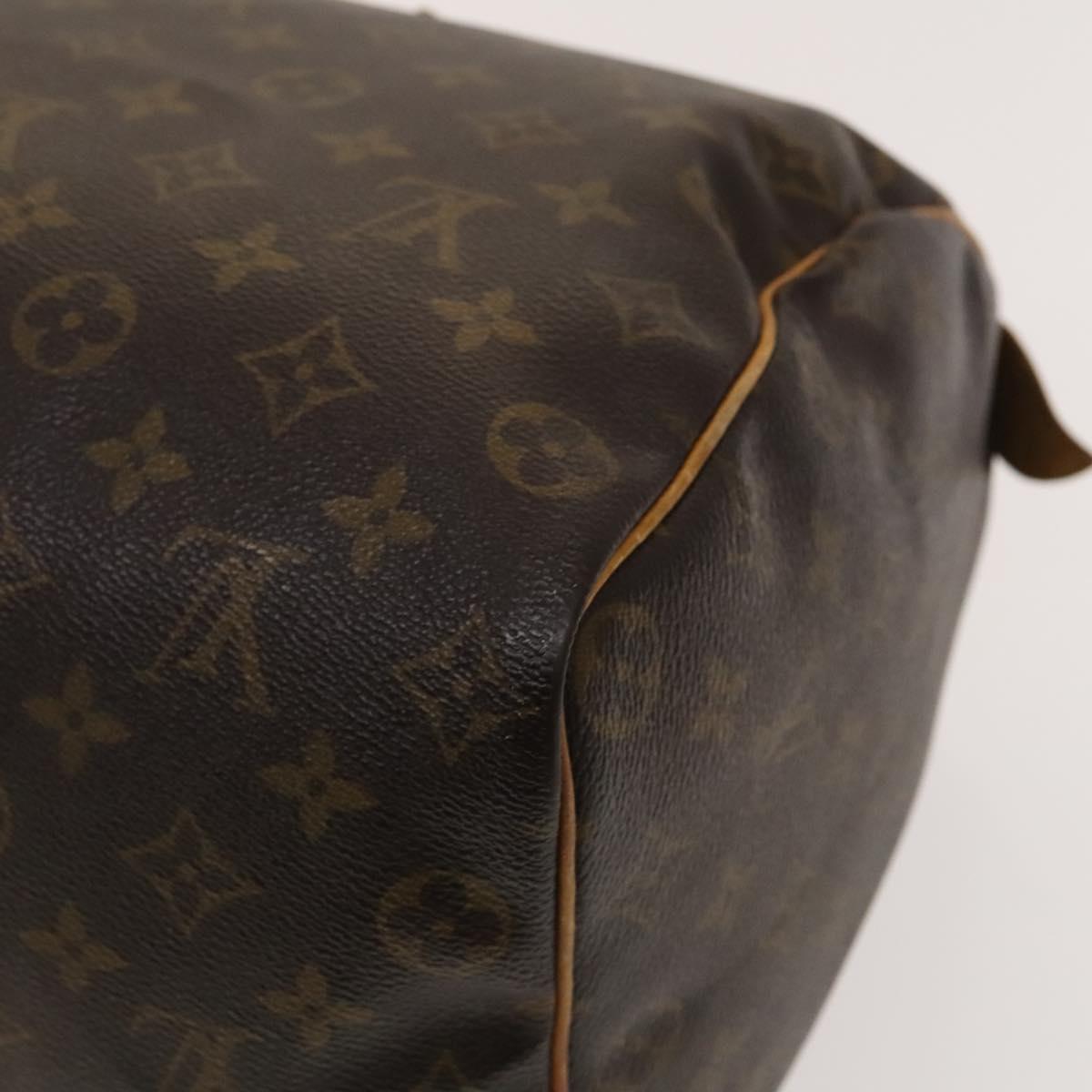 Louis Vuitton Speedy Handbag Monogram Canvas, BROWN, CANVAS, Handbag