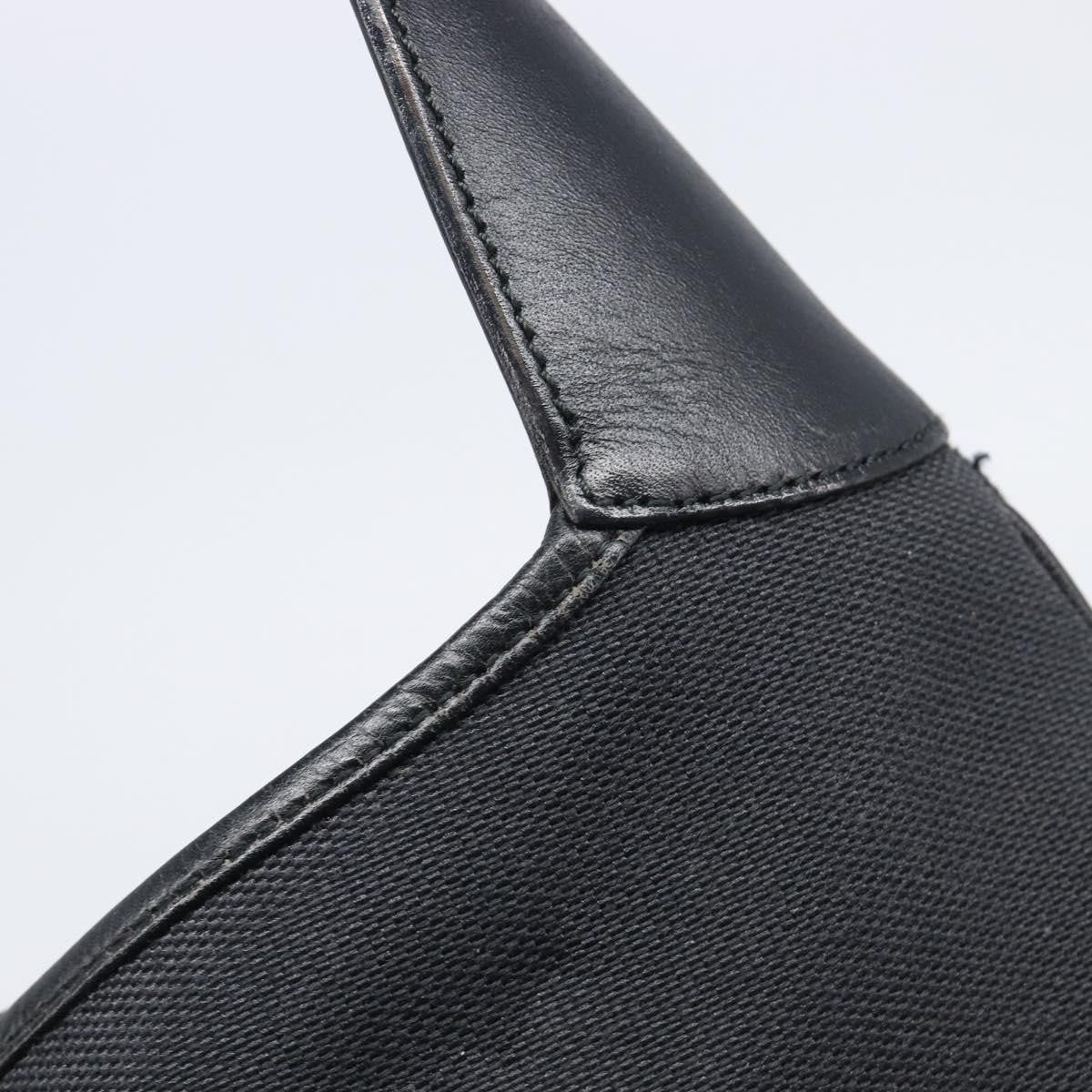 Gucci Vintage Jackie Hobo GG Canvas with Leather, Black, Canvas, Shoulder Bag