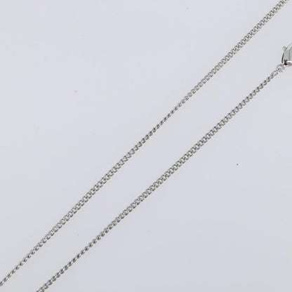 Chanel CC Ball Drop Pendant Metal with Crystals, Silver, Metal, Necklace