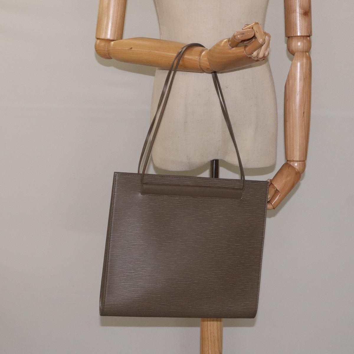 Louis Vuitton Saint Tropez Epi Leather, Gray, Leather, Shoulder Bag