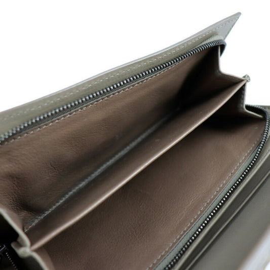 Bottega Veneta Intrecciato, Grey, Leather, wallet