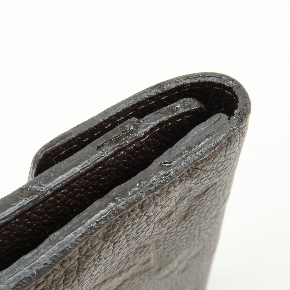 Louis Vuitton Curieuse Monogram Empreinte Leather, Brown, Leather, Wallet