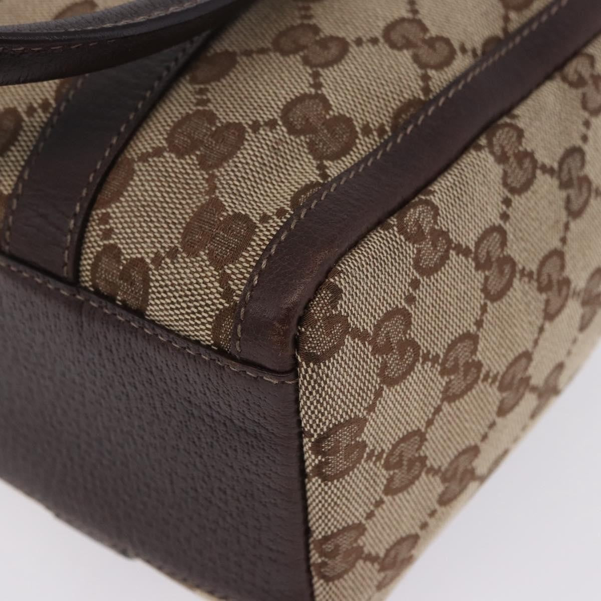 Gucci Abbey Boston Canvas, Beige, Canvas, Shoulder Bag