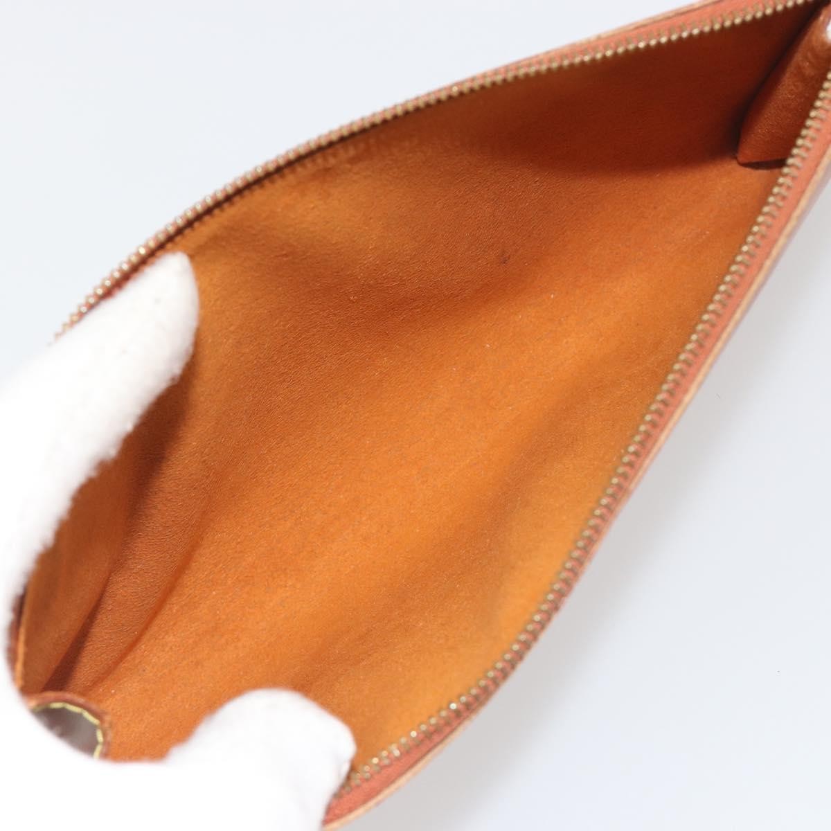 Louis Vuitton Pochette Accessoires Epi, Brown, Leather, Clutch
