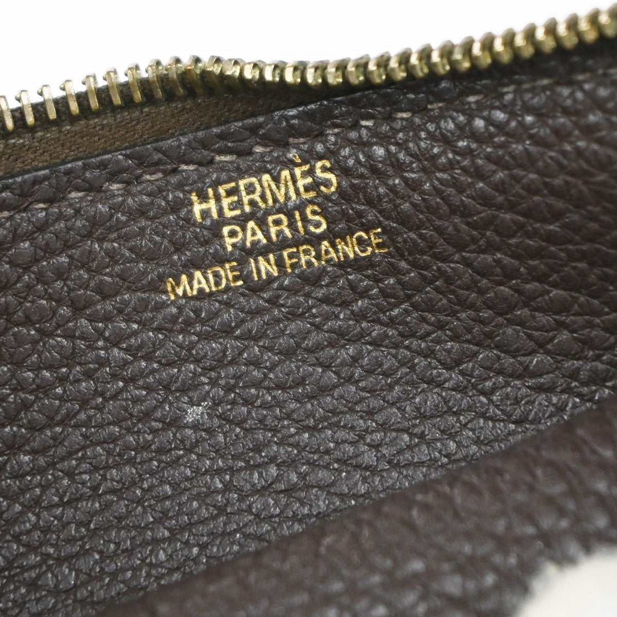 Hermes Dogon Compact Leather, Brown, Leather, Wallet